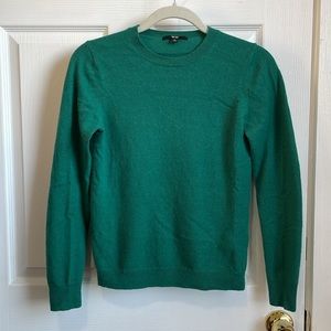 Uniqlo Emerald Green 100% Cashmere Sweater Women’s Small